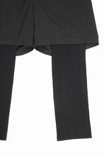 画像をギャラリービューアに読み込む, beauty : beast 6Q LAYERED SAROUEL PANTS (BLACK)