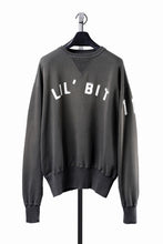 画像をギャラリービューアに読み込む, FULLCOUNT "LIL' BIT" FADING SWEAT SHIRT / ORIGINAL CIRCULAR FLEECE (BLACK)