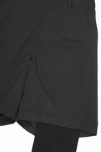 画像をギャラリービューアに読み込む, beauty : beast 6Q LAYERED SAROUEL PANTS (BLACK)