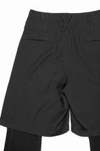 画像をギャラリービューアに読み込む, beauty : beast 6Q LAYERED SAROUEL PANTS (BLACK)