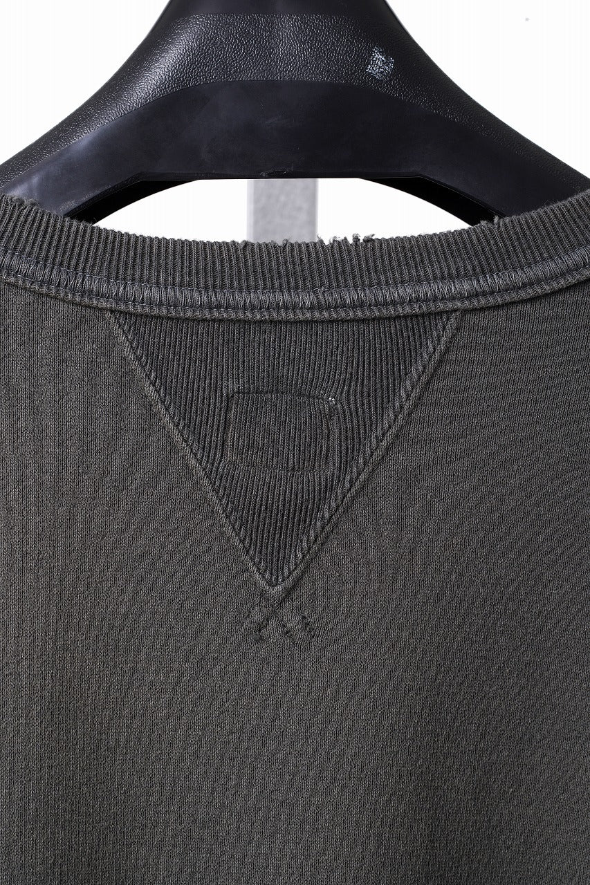 画像をギャラリービューアに読み込む, FULLCOUNT "LIL' BIT" FADING SWEAT SHIRT / ORIGINAL CIRCULAR FLEECE (BLACK)