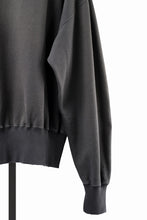 Load image into Gallery viewer, FULLCOUNT FADING SWEAT SHIRT / ORIGINAL CIRCULAR FLEECE (BLACK)