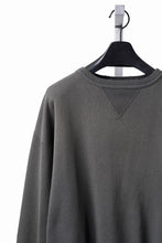 Load image into Gallery viewer, FULLCOUNT FADING SWEAT SHIRT / ORIGINAL CIRCULAR FLEECE (BLACK)