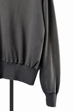 Load image into Gallery viewer, FULLCOUNT FADING SWEAT SHIRT / ORIGINAL CIRCULAR FLEECE (BLACK)