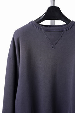Load image into Gallery viewer, FULLCOUNT FADING SWEAT SHIRT / ORIGINAL CIRCULAR FLEECE (EGG PLANT)