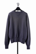 Load image into Gallery viewer, FULLCOUNT FADING SWEAT SHIRT / ORIGINAL CIRCULAR FLEECE (EGG PLANT)