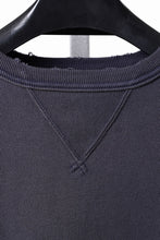 Load image into Gallery viewer, FULLCOUNT FADING SWEAT SHIRT / ORIGINAL CIRCULAR FLEECE (EGG PLANT)