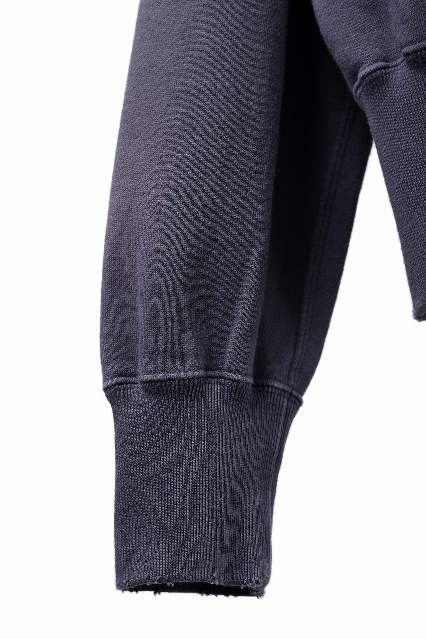 Load image into Gallery viewer, FULLCOUNT FADING SWEAT SHIRT / ORIGINAL CIRCULAR FLEECE (EGG PLANT)