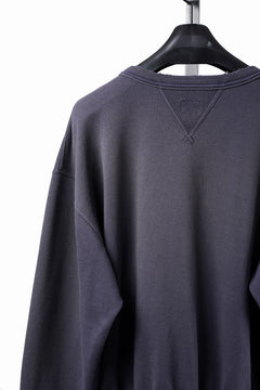 Load image into Gallery viewer, FULLCOUNT "LIL' BIT" FADING SWEAT SHIRT / ORIGINAL CIRCULAR FLEECE (EGG PLANT)