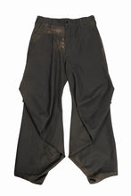 画像をギャラリービューアに読み込む, beauty : beast CROISSANT FLARE DOUBLE POCKET PANTS / PIGMENT PRINT VERSION (BROWN)