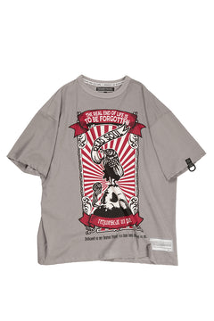 画像をギャラリービューアに読み込む, beauty : beast ESSENTIAL GRAPHIC LINE TEE (REQUIEM / LIGHT MOCHA)