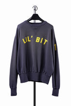 Load image into Gallery viewer, FULLCOUNT "LIL' BIT" FADING SWEAT SHIRT / ORIGINAL CIRCULAR FLEECE (EGG PLANT)