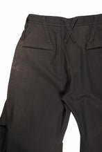 画像をギャラリービューアに読み込む, beauty : beast CROISSANT FLARE DOUBLE POCKET PANTS / PIGMENT PRINT VERSION (BROWN)