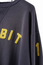 Load image into Gallery viewer, FULLCOUNT "LIL' BIT" FADING SWEAT SHIRT / ORIGINAL CIRCULAR FLEECE (EGG PLANT)