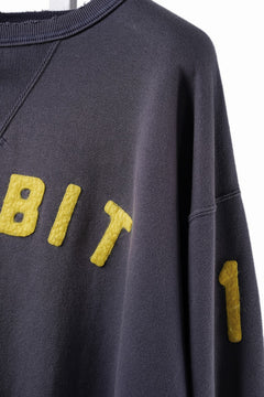 Load image into Gallery viewer, FULLCOUNT "LIL' BIT" FADING SWEAT SHIRT / ORIGINAL CIRCULAR FLEECE (EGG PLANT)