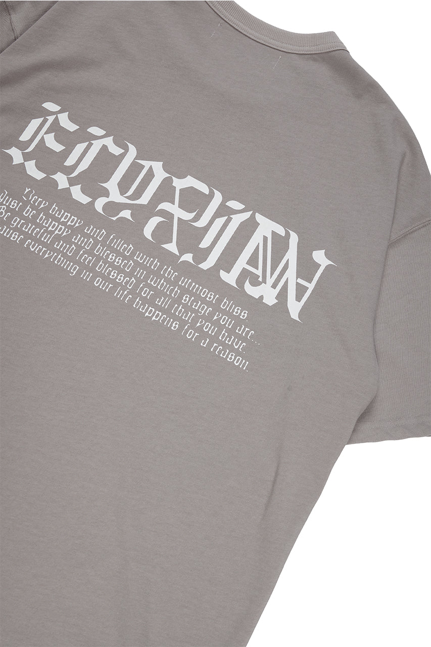 beauty : beast ESSENTIAL GRAPHIC LINE TEE (REQUIEM / LIGHT MOCHA)