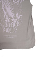 画像をギャラリービューアに読み込む, beauty : beast ESSENTIAL GRAPHIC LINE SLEEVELESS TEE (PRAYER / LIGHT MOCHA)