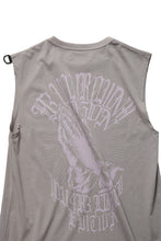 画像をギャラリービューアに読み込む, beauty : beast ESSENTIAL GRAPHIC LINE SLEEVELESS TEE (PRAYER / LIGHT MOCHA)