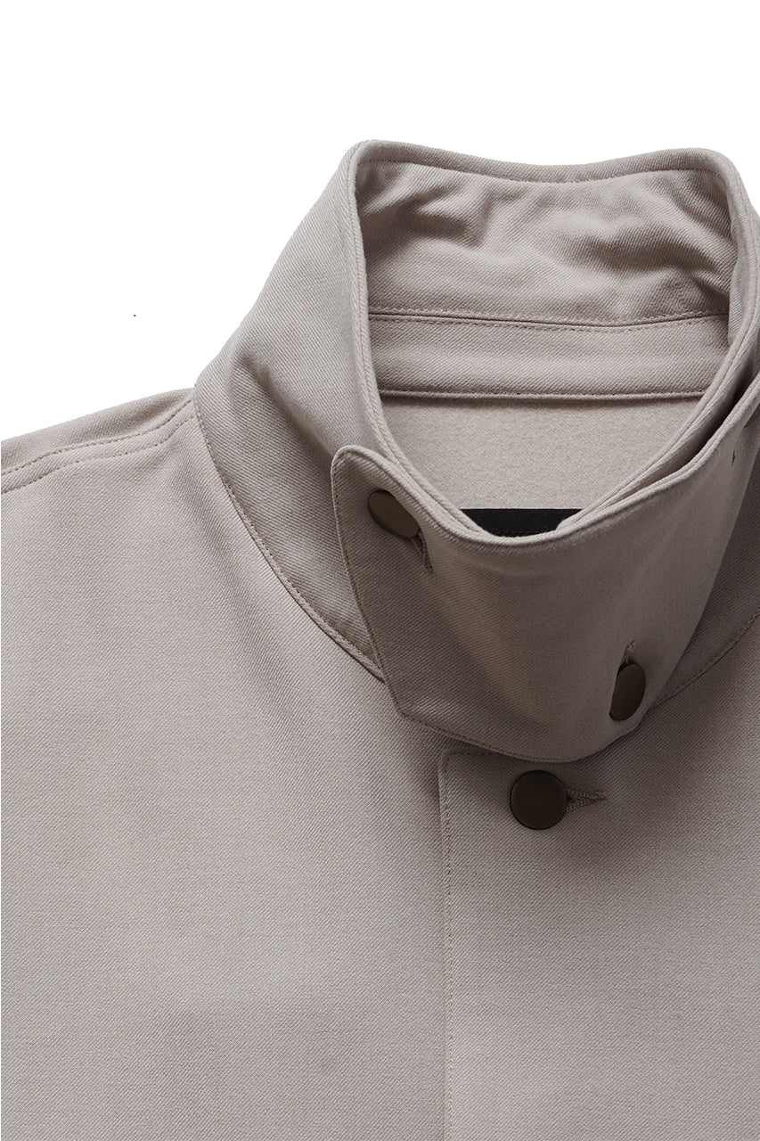 beauty : beast LAPEL COLLAR SHIRTS JACKET (BEIGE)