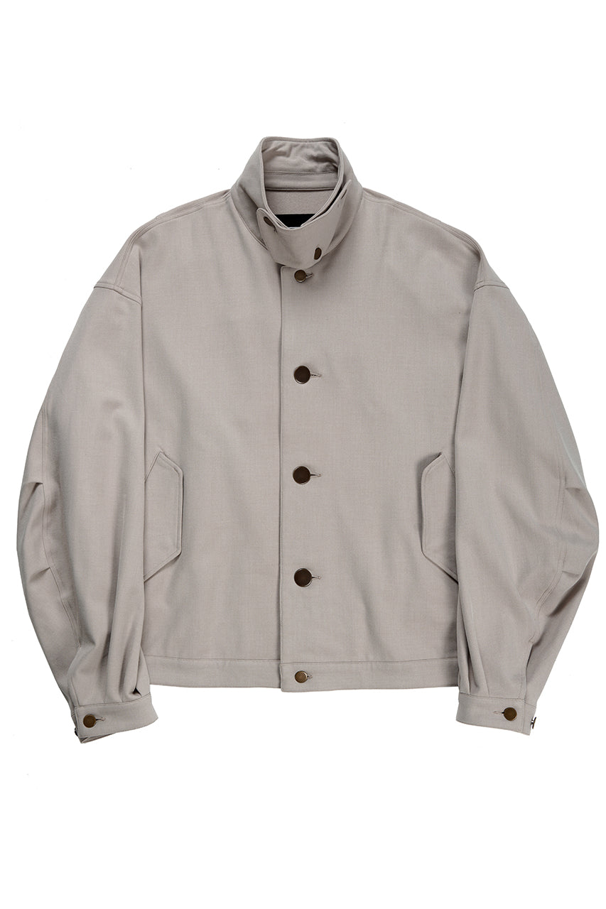 beauty : beast LAPEL COLLAR SHIRTS JACKET (BEIGE)