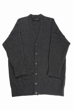 Load image into Gallery viewer, ISABEL BENENATO Yak Long Cardigan (GRAPHITE)