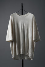 画像をギャラリービューアに読み込む, A.F ARTEFACT DEFORMED STRIPE PATTERN DOLMAN TEE (CREAM)