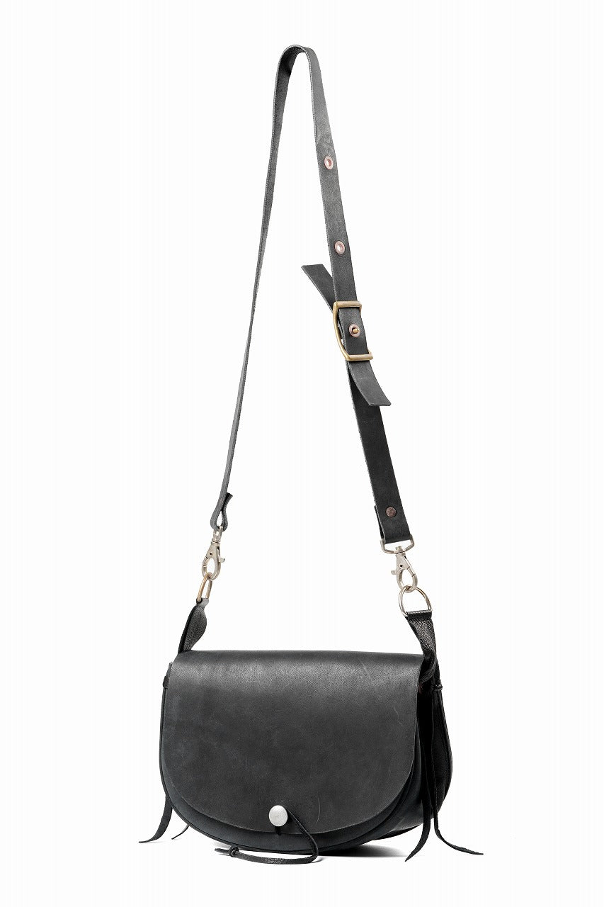 Load image into Gallery viewer, ierib x LOOM exclusive Medicine Bag / Saddle Leather (BLACK)