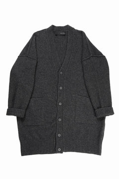 Load image into Gallery viewer, ISABEL BENENATO Yak Long Cardigan (GRAPHITE)