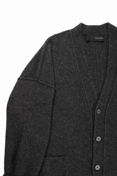 Load image into Gallery viewer, ISABEL BENENATO Yak Long Cardigan (GRAPHITE)