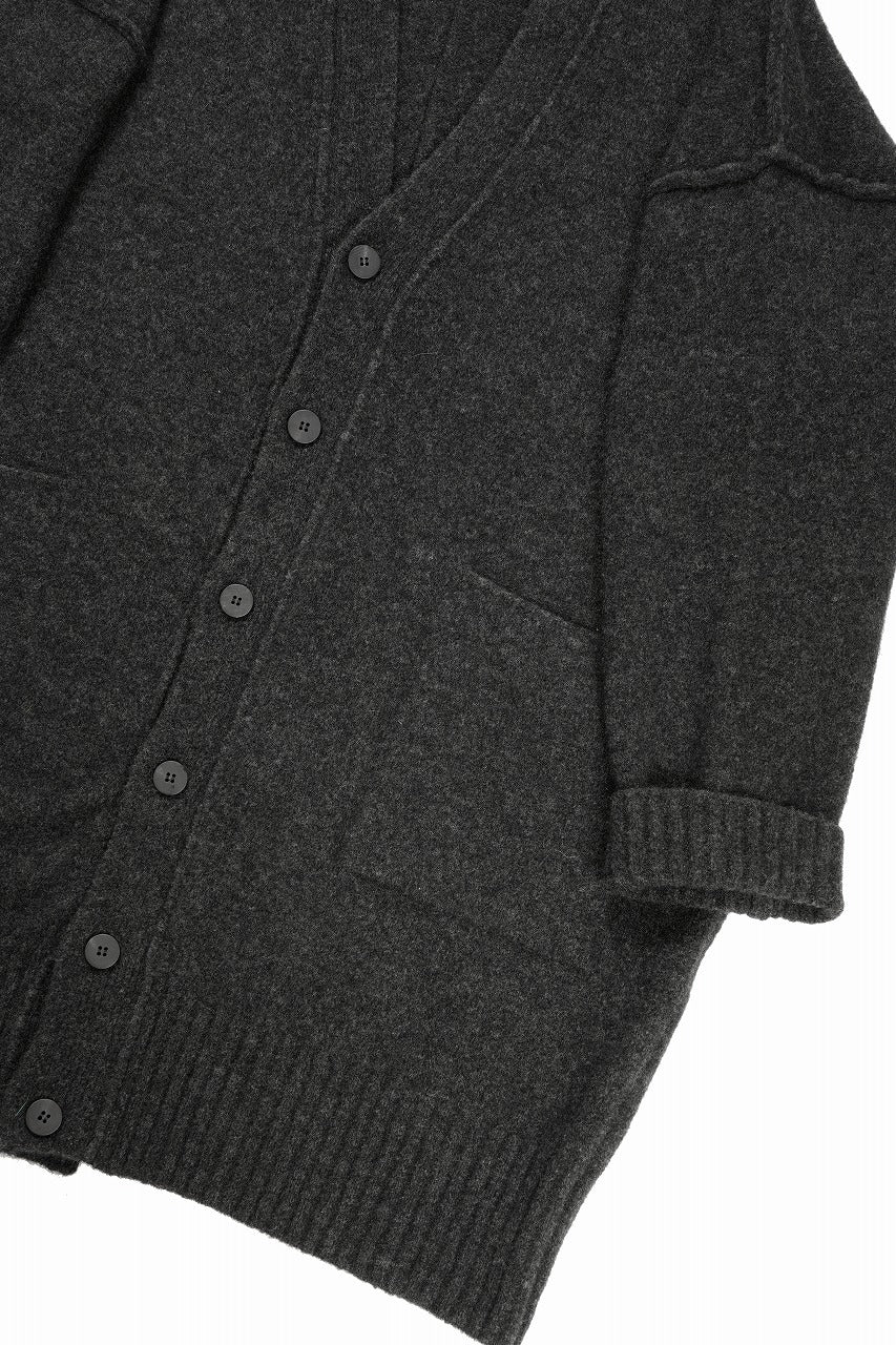 Load image into Gallery viewer, ISABEL BENENATO Yak Long Cardigan (GRAPHITE)