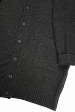 Load image into Gallery viewer, ISABEL BENENATO Yak Long Cardigan (GRAPHITE)