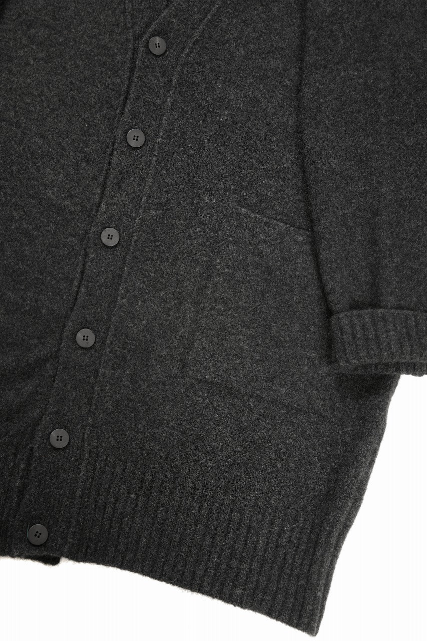 Load image into Gallery viewer, ISABEL BENENATO Yak Long Cardigan (GRAPHITE)