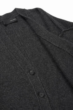 Load image into Gallery viewer, ISABEL BENENATO Yak Long Cardigan (GRAPHITE)