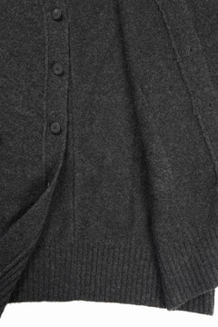 Load image into Gallery viewer, ISABEL BENENATO Yak Long Cardigan (GRAPHITE)