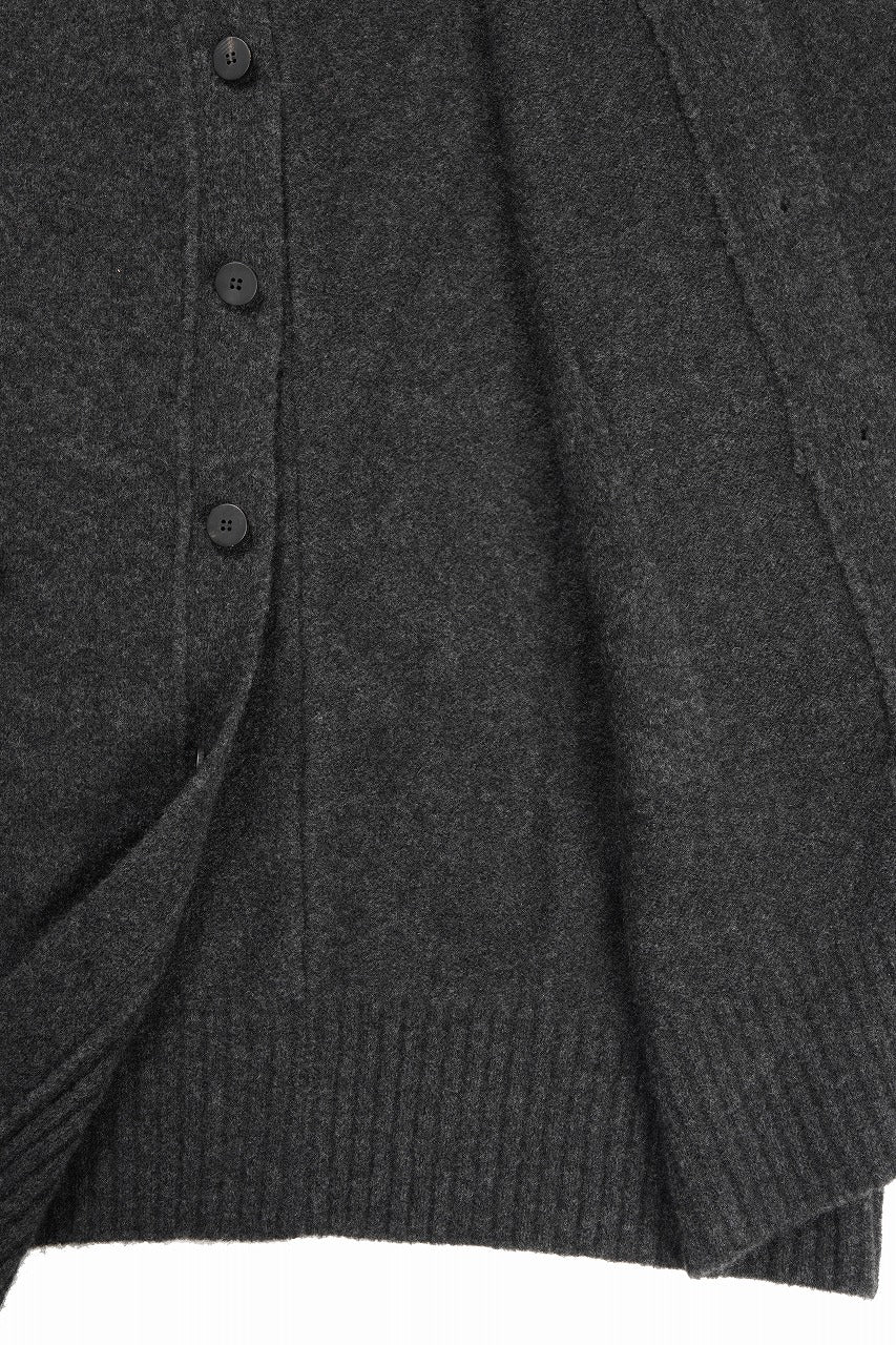 Load image into Gallery viewer, ISABEL BENENATO Yak Long Cardigan (GRAPHITE)