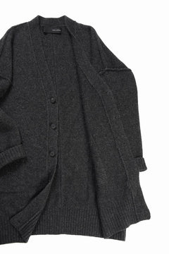 Load image into Gallery viewer, ISABEL BENENATO Yak Long Cardigan (GRAPHITE)