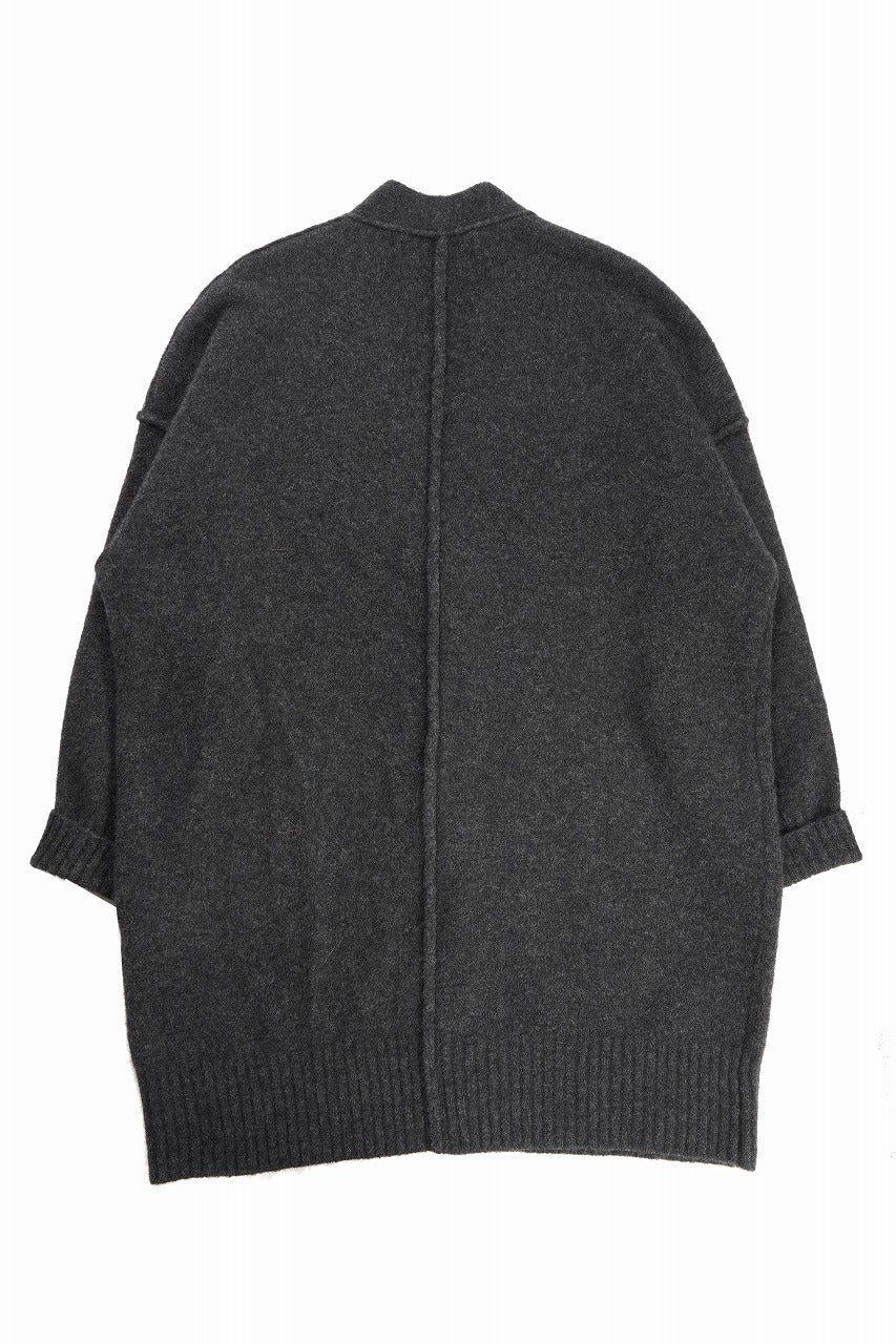 Load image into Gallery viewer, ISABEL BENENATO Yak Long Cardigan (GRAPHITE)