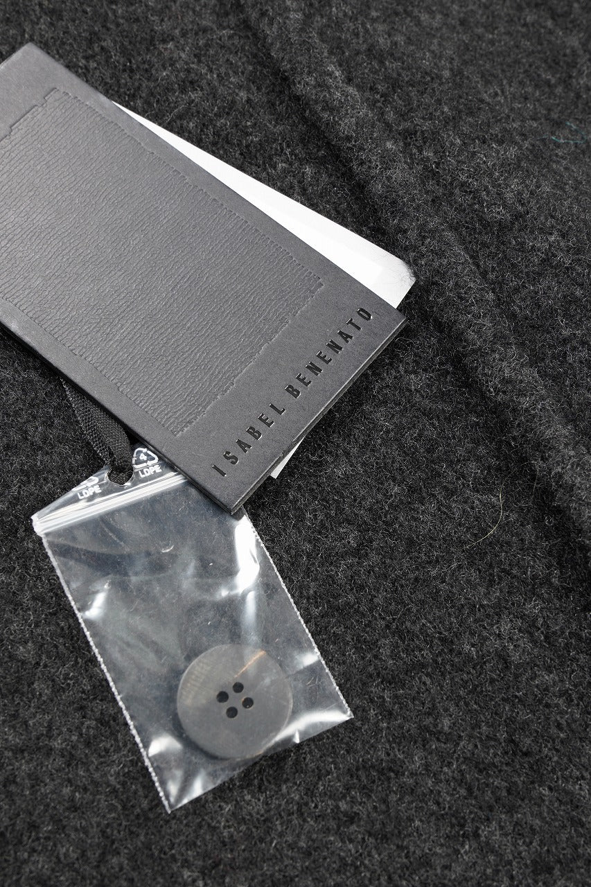 Load image into Gallery viewer, ISABEL BENENATO Yak Long Cardigan (GRAPHITE)