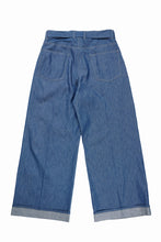 画像をギャラリービューアに読み込む, TARO HORIUCHI / th products Belted Wide Pants / 6oz Denim (light indigo)