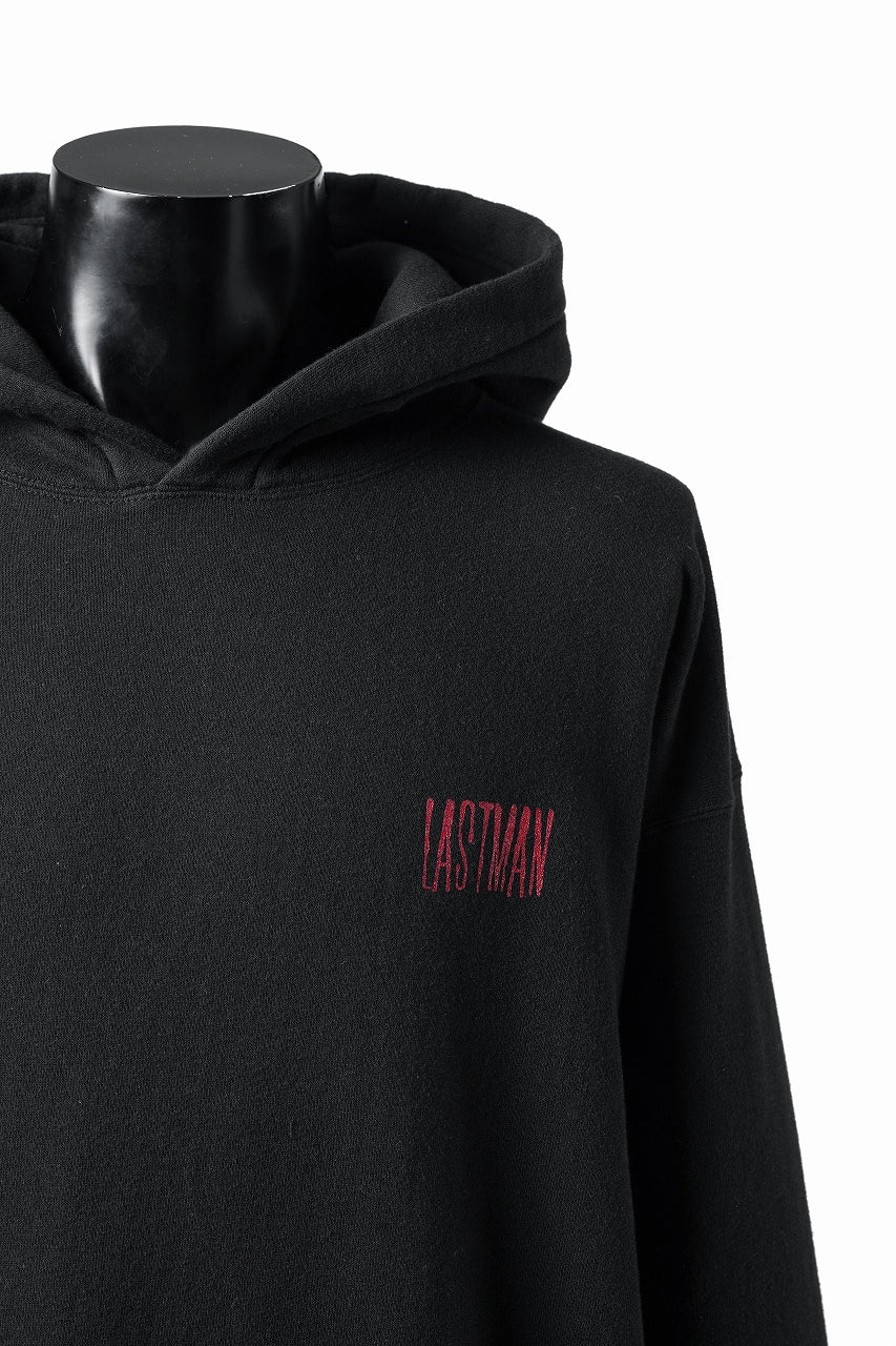 画像をギャラリービューアに読み込む, LASTMAN PRINTED HOODIE -CROWN- (BLACK)