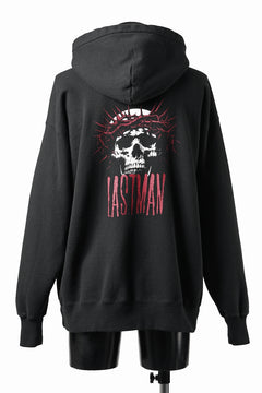画像をギャラリービューアに読み込む, LASTMAN PRINTED HOODIE -CROWN- (BLACK)
