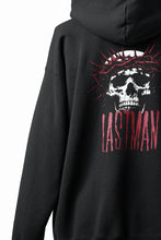 画像をギャラリービューアに読み込む, LASTMAN PRINTED HOODIE -CROWN- (BLACK)