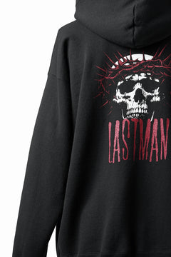 画像をギャラリービューアに読み込む, LASTMAN PRINTED HOODIE -CROWN- (BLACK)