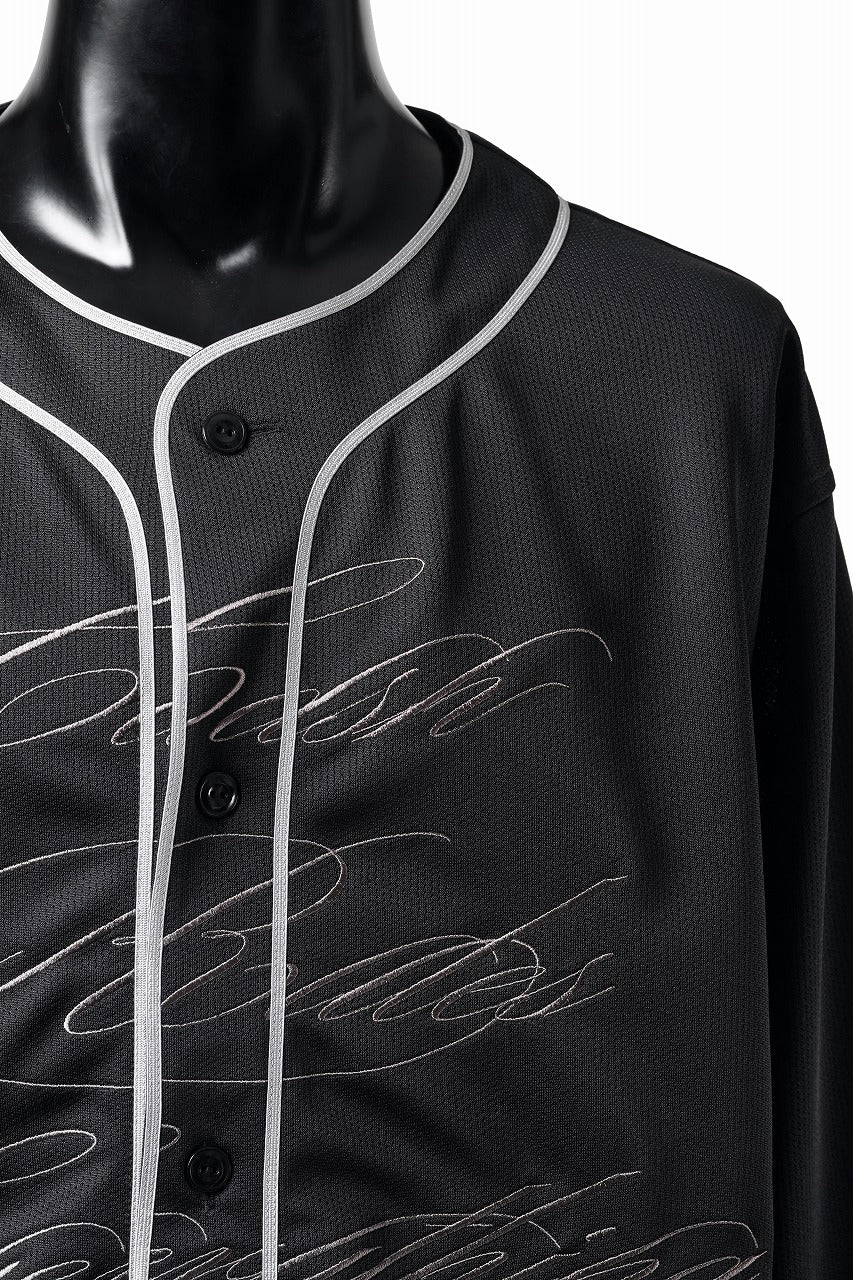 画像をギャラリービューアに読み込む, LASTMAN BASEBALL SHIRT "C.R.E.A.M" (L/S) (BLACK)