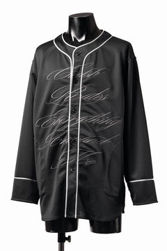 画像をギャラリービューアに読み込む, LASTMAN BASEBALL SHIRT "C.R.E.A.M" (L/S) (BLACK)