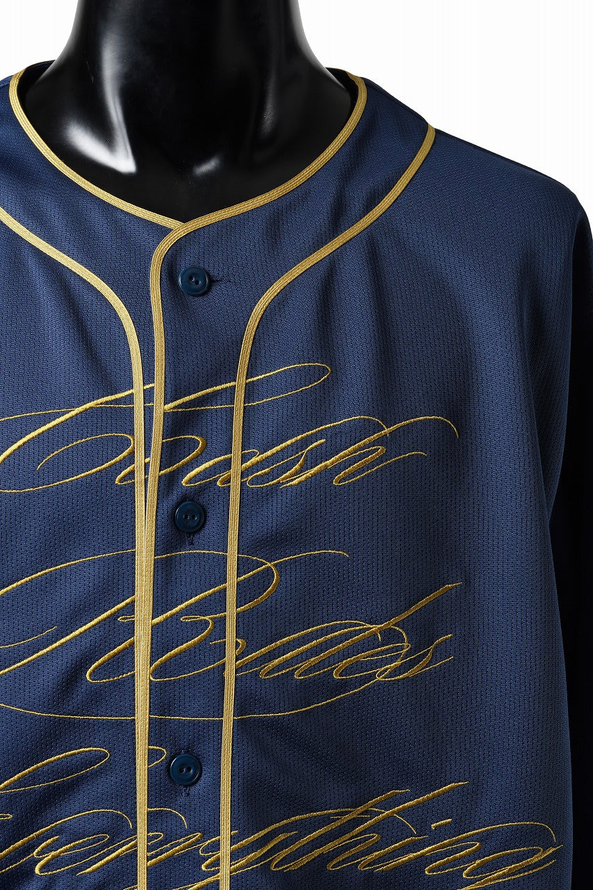 画像をギャラリービューアに読み込む, LASTMAN BASEBALL SHIRT "C.R.E.A.M" (L/S) (NAVY)