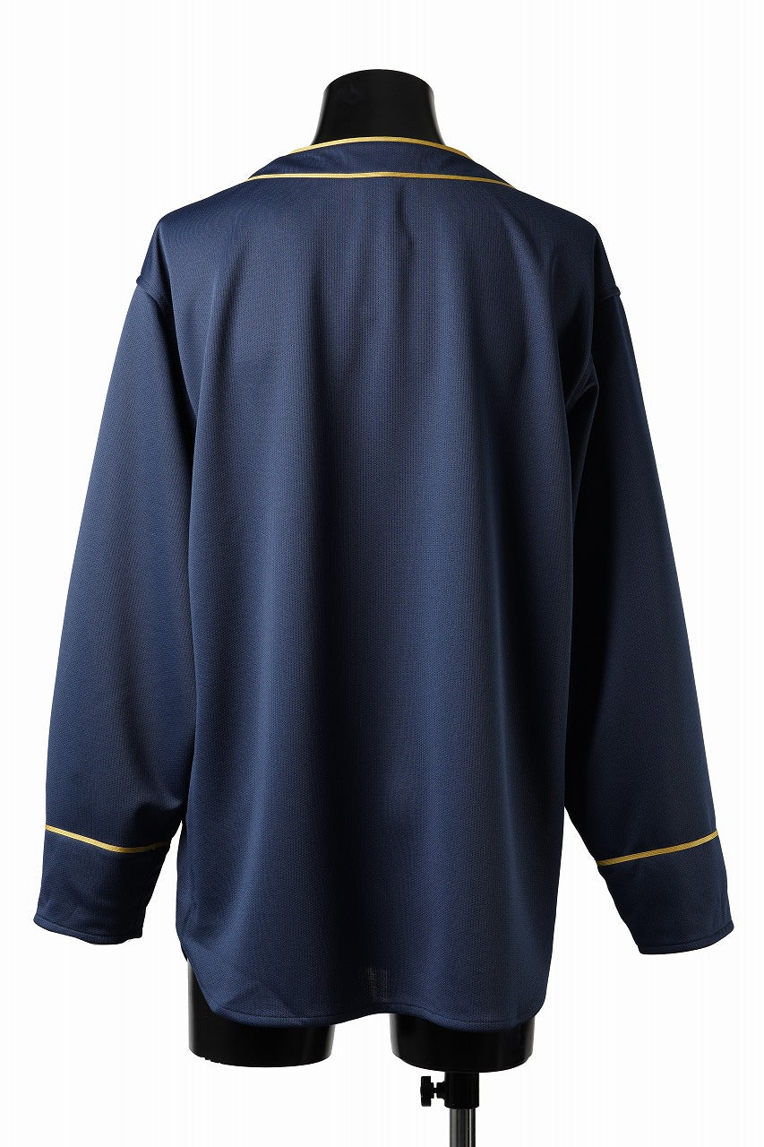 画像をギャラリービューアに読み込む, LASTMAN BASEBALL SHIRT "C.R.E.A.M" (L/S) (NAVY)