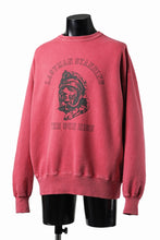 画像をギャラリービューアに読み込む, LASTMAN PRINTED CREW NECK -SUN RISE- (RED)