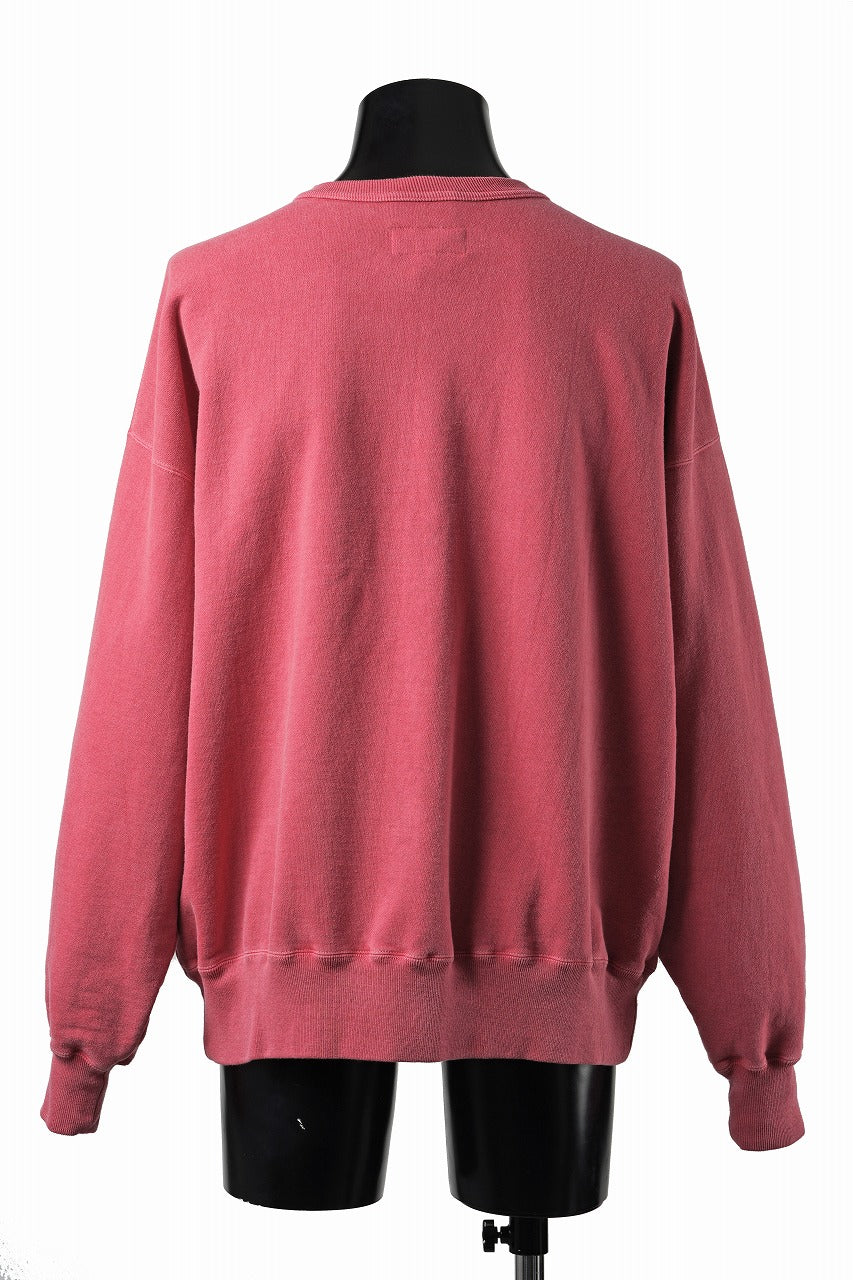 画像をギャラリービューアに読み込む, LASTMAN PRINTED CREW NECK -SUN RISE- (RED)