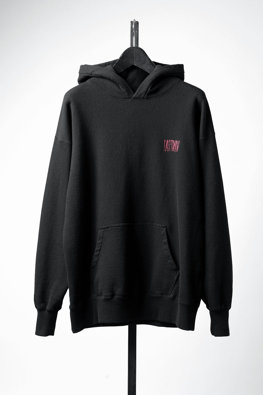 画像をギャラリービューアに読み込む, LASTMAN PRINTED HOODIE -CROWN- (BLACK)